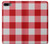 S3535 Red Gingham Case Cover Custodia per iPhone 7 Plus, iPhone 8 Plus