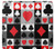 S3463 Poker Card Suit Case Cover Custodia per iPhone 6 6S