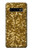 S3388 Gold Glitter Graphic Print Case Cover Custodia per Samsung Galaxy S10 Plus