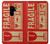 S3552 Vintage Fragile Label Art Case Cover Custodia per Samsung Galaxy S9 Plus