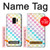 S3499 Colorful Heart Pattern Case Cover Custodia per Samsung Galaxy S9