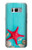 S3428 Aqua Wood Starfish Shell Case Cover Custodia per Samsung Galaxy S8 Plus