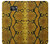 S3365 Yellow Python Skin Graphic Print Case Cover Custodia per Samsung Galaxy S7 Edge