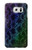 S3366 Rainbow Python Skin Graphic Print Case Cover Custodia per Samsung Galaxy S6