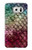 S3539 Mermaid Fish Scale Case Cover Custodia per Samsung Galaxy S6