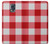 S3535 Red Gingham Case Cover Custodia per Samsung Galaxy S5