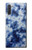 S3439 Fabric Indigo Tie Dye Case Cover Custodia per Samsung Galaxy Note 10