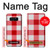 S3535 Red Gingham Case Cover Custodia per Note 8 Samsung Galaxy Note8