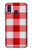 S3535 Red Gingham Case Cover Custodia per Samsung Galaxy A40