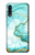 S3399 Green Marble Graphic Print Case Cover Custodia per Samsung Galaxy A50