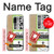 S3543 Luggage Tag Art Case Cover Custodia per Samsung Galaxy J6 (2018)