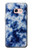 S3439 Fabric Indigo Tie Dye Case Cover Custodia per Samsung Galaxy A3 (2017)