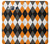 S3421 Black Orange White Argyle Plaid Case Cover Custodia per Samsung Galaxy J3 (2016)