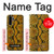 S3365 Yellow Python Skin Graphic Print Case Cover Custodia per Huawei P30 Pro