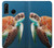 S3497 Green Sea Turtle Case Cover Custodia per Huawei P30 lite