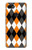 S3421 Black Orange White Argyle Plaid Case Cover Custodia per Google Pixel 3 XL