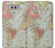 S3418 Vintage World Map Case Cover Custodia per LG V20