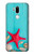 S3428 Aqua Wood Starfish Shell Case Cover Custodia per LG G7 ThinQ