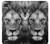 S3372 Lion Face Case Cover Custodia per LG Q6