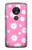 S3500 Pink Floral Pattern Case Cover Custodia per Motorola Moto G7 Play