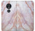 S3482 Soft Pink Marble Graphic Print Case Cover Custodia per Motorola Moto G7 Power