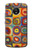 S3409 Squares Concentric Circles Case Cover Custodia per Motorola Moto G5