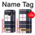 S3452 Plaid Fabric Pattern Case Cover Custodia per Motorola Moto G5