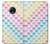 S3499 Colorful Heart Pattern Case Cover Custodia per Motorola Moto G5
