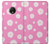 S3500 Pink Floral Pattern Case Cover Custodia per Motorola Moto G5