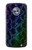 S3366 Rainbow Python Skin Graphic Print Case Cover Custodia per Motorola Moto X4