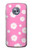 S3500 Pink Floral Pattern Case Cover Custodia per Motorola Moto X4