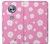 S3500 Pink Floral Pattern Case Cover Custodia per Motorola Moto X4
