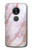 S3482 Soft Pink Marble Graphic Print Case Cover Custodia per Motorola Moto E5 Plus