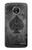 S3446 Black Ace Spade Case Cover Custodia per Motorola Moto E4