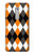 S3421 Black Orange White Argyle Plaid Case Cover Custodia per Nokia 5