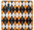 S3421 Black Orange White Argyle Plaid Case Cover Custodia per Nokia 5