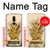 S3490 Gold Pineapple Case Cover Custodia per OnePlus 6