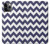 S2345 Navy Blue Shavron Zig Zag Pattern Case Cover Custodia per iPhone 11 Pro