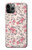 S3095 Vintage Rose Pattern Case Cover Custodia per iPhone 11 Pro