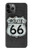 S3207 Route 66 Sign Case Cover Custodia per iPhone 11 Pro