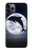 S3510 Dolphin Moon Night Case Cover Custodia per iPhone 11 Pro