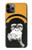 S2324 Funny Monkey with Headphone Pop Music Case Cover Custodia per iPhone 11 Pro Max