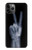 S3101 X-ray Peace Sign Fingers Case Cover Custodia per iPhone 11 Pro Max