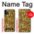 S3388 Gold Glitter Graphic Print Case Cover Custodia per iPhone 11 Pro Max