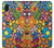 S3281 Colorful Hippie Flowers Pattern Case Cover Custodia per Samsung Galaxy A10e