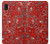 S3354 Red Classic Bandana Case Cover Custodia per Samsung Galaxy A10e