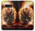 S0863 Hell Fire Skull Case Cover Custodia per Samsung Galaxy S10e