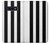 S2297 Black and White Vertical Stripes Case Cover Custodia per Samsung Galaxy S10e
