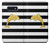 S2882 Black and White Striped Gold Dolphin Case Cover Custodia per Samsung Galaxy S10e