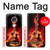 S0415 Fire Guitar Burn Case Cover Custodia per Motorola Moto G7, Moto G7 Plus